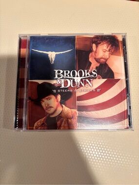 Brooks & Dunn - Steers & Stripes CD (Red, Blue, Cream)